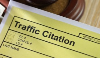 Traffic citation contested form